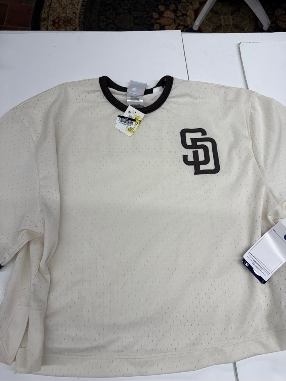 NEW Padres Champion Cropped Jersey San Diego Medium